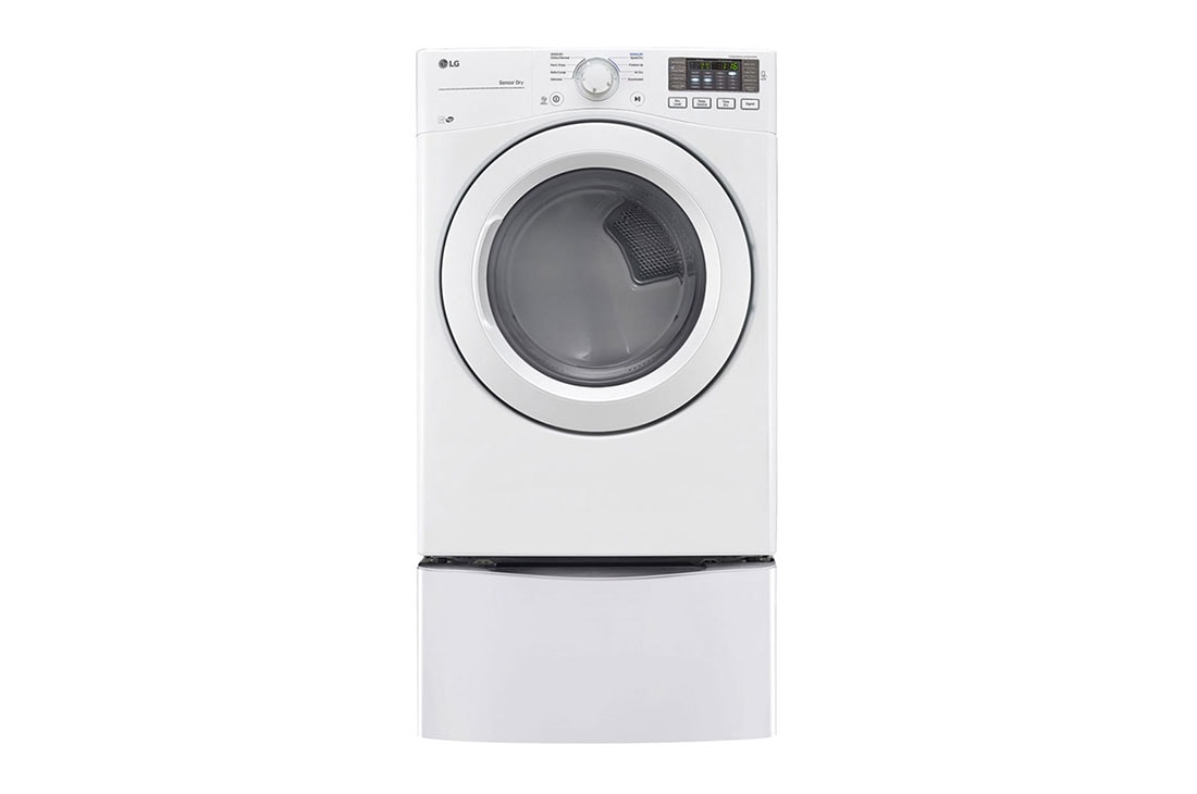 LG 20kg Secadora a Gas de Carga Frontal  & Smart Diagnosis, Color Blanco, LG Lavadoras Y Secadoras DF20WV 1, DF20WV