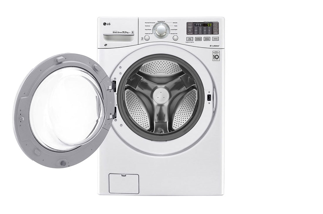 LG 20kg Lavadora Carga Frontal con Direct Drive Inverter & Smart Diagnosis™ Color Blanco, WM20WV6, thumbnail 2