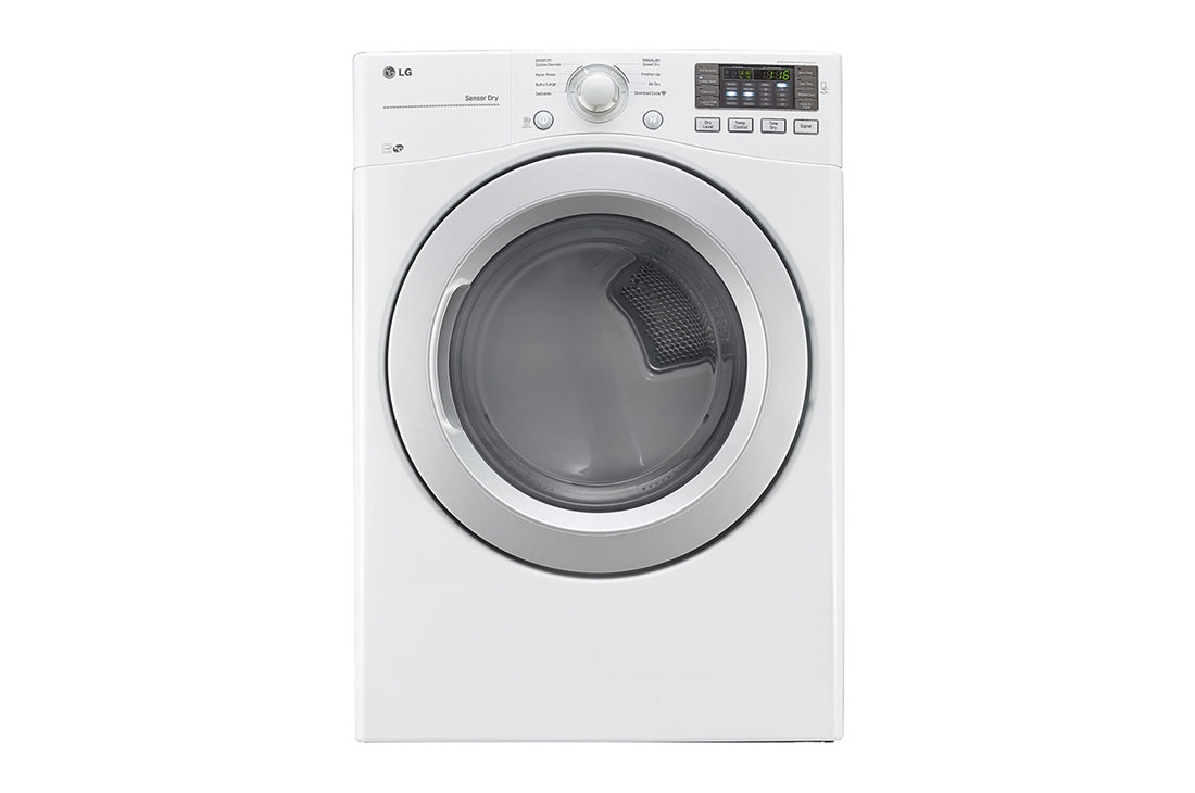 LG 7.3cu.ft Secadora Electrica de Carga Frontal & SmartThinQ(Wi-Fi),Sensor Secado, Color Blanco, DLE3170W, thumbnail 4