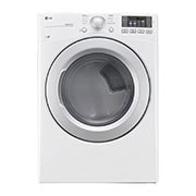 LG 7.3cu.ft Secadora Electrica de Carga Frontal & SmartThinQ(Wi-Fi),Sensor Secado, Color Blanco, DLE3170W, thumbnail 4