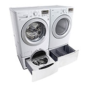 LG 7.3cu.ft Secadora Electrica de Carga Frontal & SmartThinQ(Wi-Fi),Sensor Secado, Color Blanco, DLE3170W, thumbnail 5