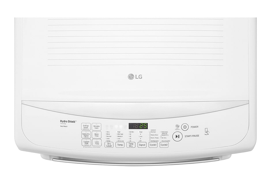 LG 7.3cu.ft Secadora Electrica de Carga Frontal & Smart Diagnosis, Color Blanco, DLE1501W, thumbnail 3