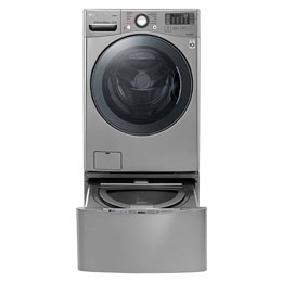 22kg Lavadora Carga Frontal con Direct Drive Inverter & Smart Diagnosis™ Color Acero2