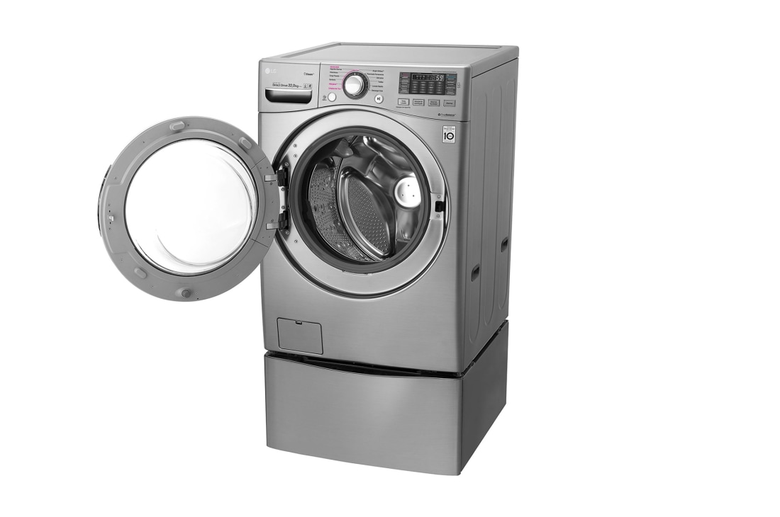 LG 22kg Lavadora Carga Frontal con Direct Drive Inverter & Smart Diagnosis™ Color Acero, WM22VVS6, thumbnail 11
