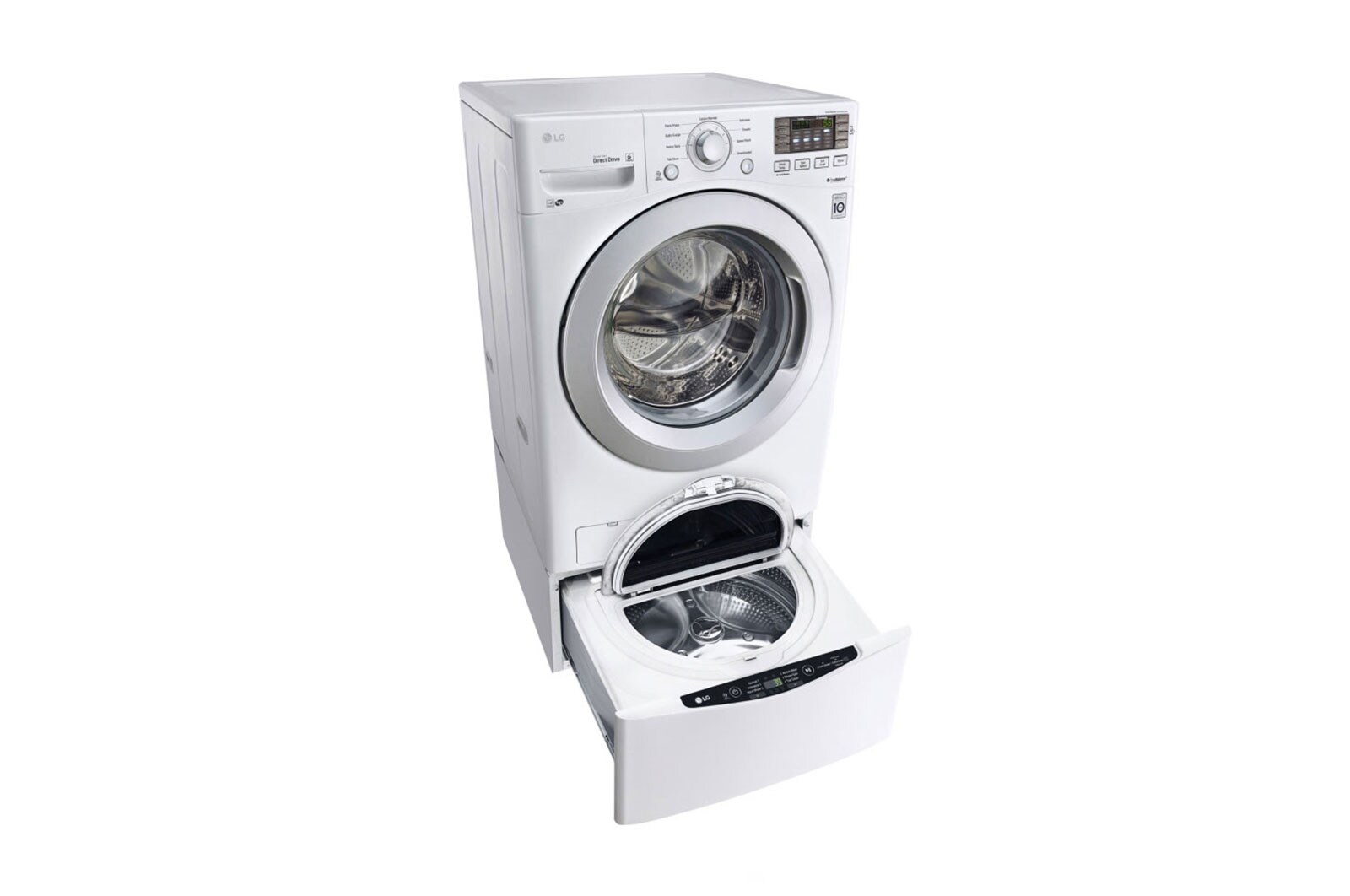 4.5pᶟ Lavadora Carga Frontal WM3270CW LG Blanco LG Caribe