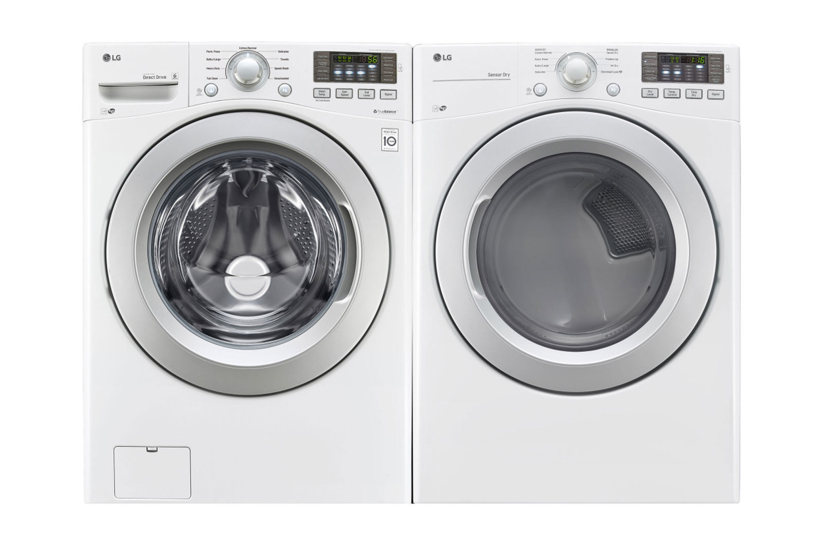 4.5pᶟ Lavadora Carga Frontal WM3270CW LG Blanco LG Caribe