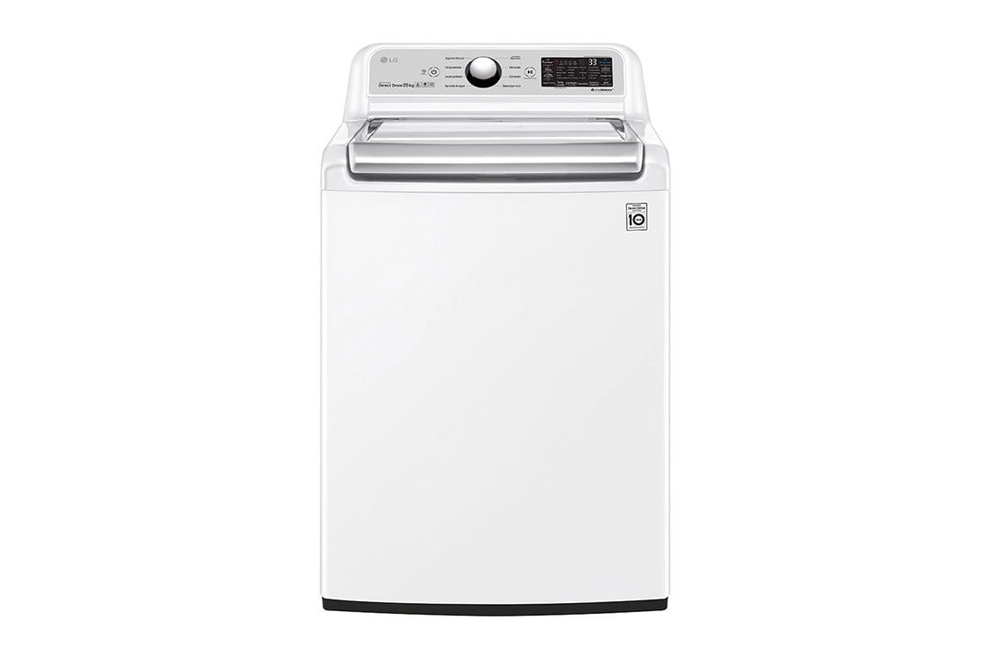 LG 25kg Lavadora Carga Superior con Direct Drive Inverter & ThinQ, Color Blanco , WT25WT6