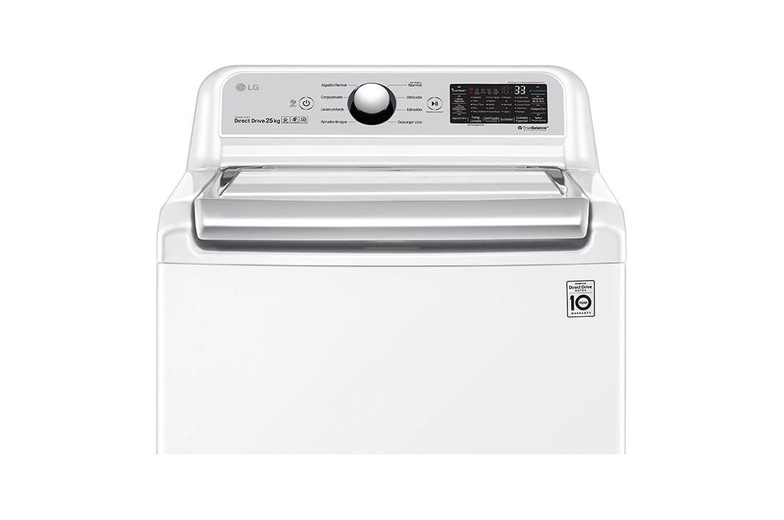 LG 25kg Lavadora Carga Superior con Direct Drive Inverter & ThinQ, Color Blanco , WT25WT6H, thumbnail 6