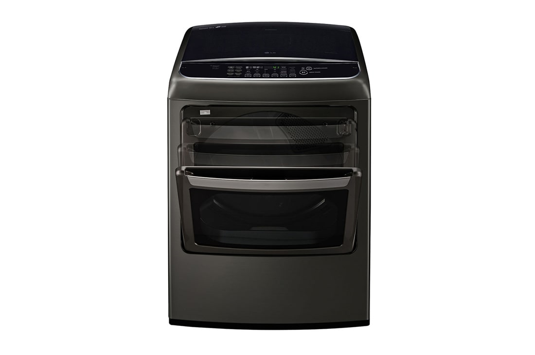 LG Secadora a Gas  Carga Frontal 22kg con vapor & ThinQ (Wi-Fi), Color acero negro, DT22BSSG, thumbnail 2