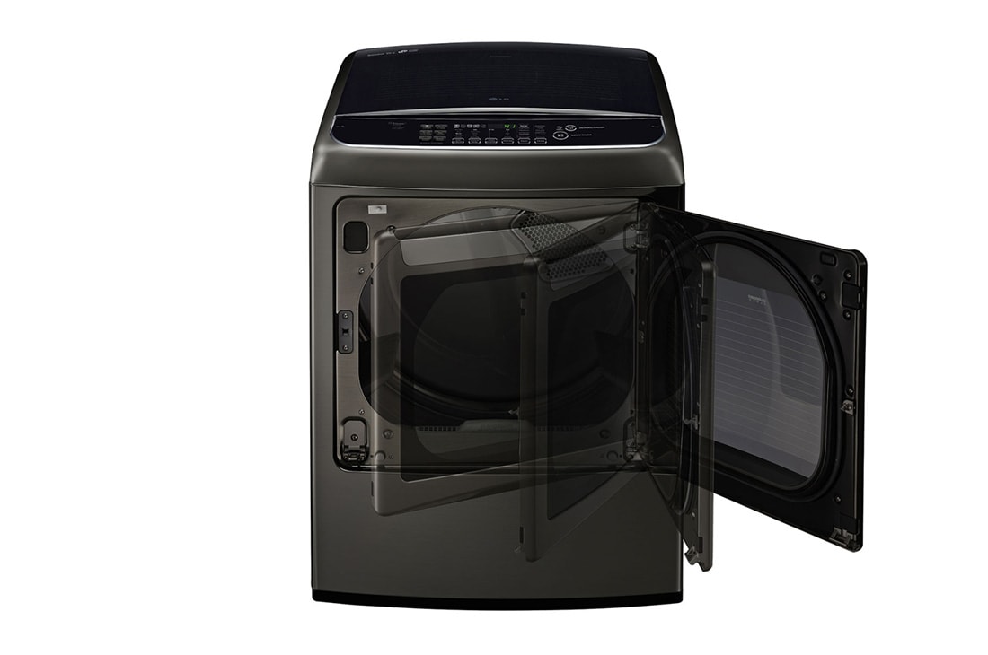 LG Secadora a Gas  Carga Frontal 22kg con vapor & ThinQ (Wi-Fi), Color acero negro, DT22BSSG, thumbnail 3