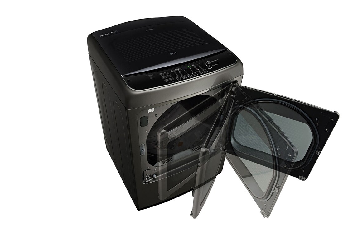 LG Secadora a Gas  Carga Frontal 22kg con vapor & ThinQ (Wi-Fi), Color acero negro, DT22BSSG, thumbnail 6