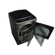 LG Secadora a Gas  Carga Frontal 22kg con vapor & ThinQ (Wi-Fi), Color acero negro, DT22BSSG, thumbnail 6