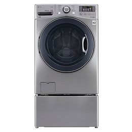 22kg Secadora a Gas de Carga Frontal con Vapor & Smart Diagnosis, Color Acero2