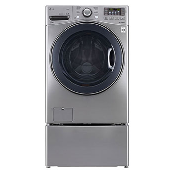 22kg Secadora a Gas de Carga Frontal con Vapor & Smart Diagnosis, Color Acero1