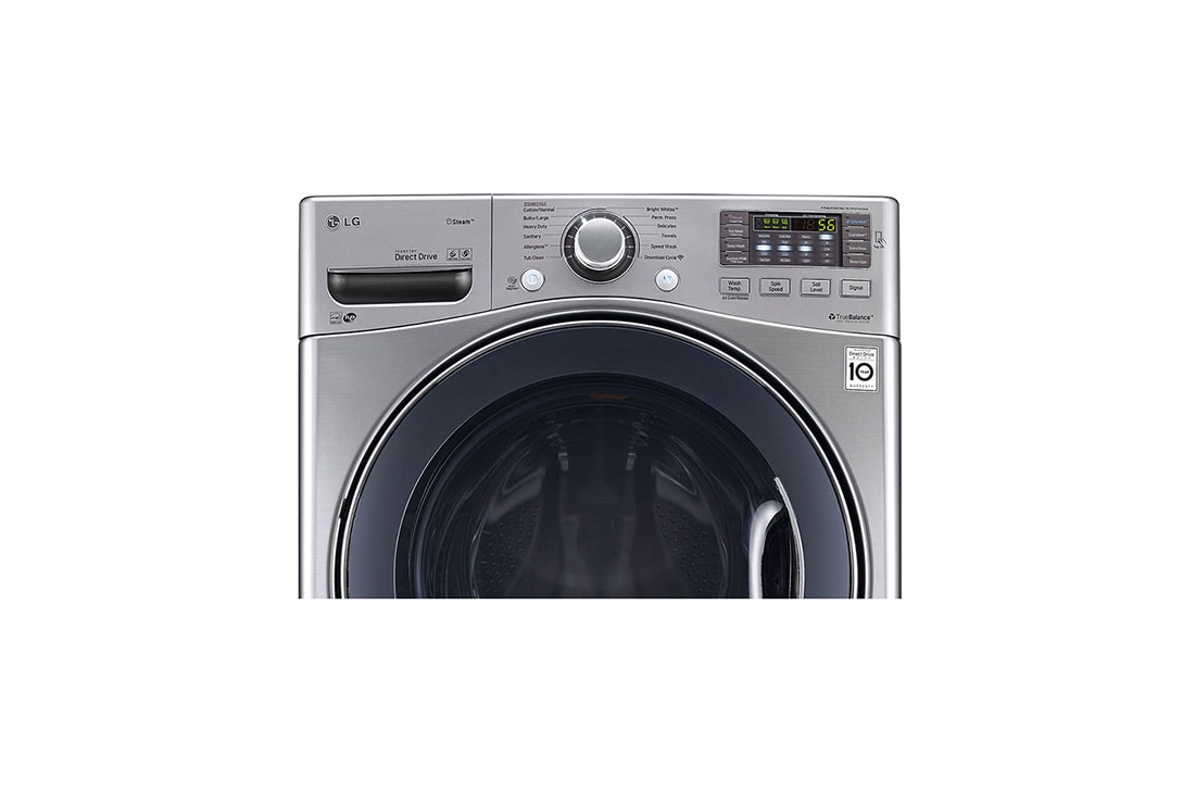 LG 22kg Secadora a Gas de Carga Frontal con Vapor & Smart Diagnosis, Color Acero, DF22VVS, thumbnail 4