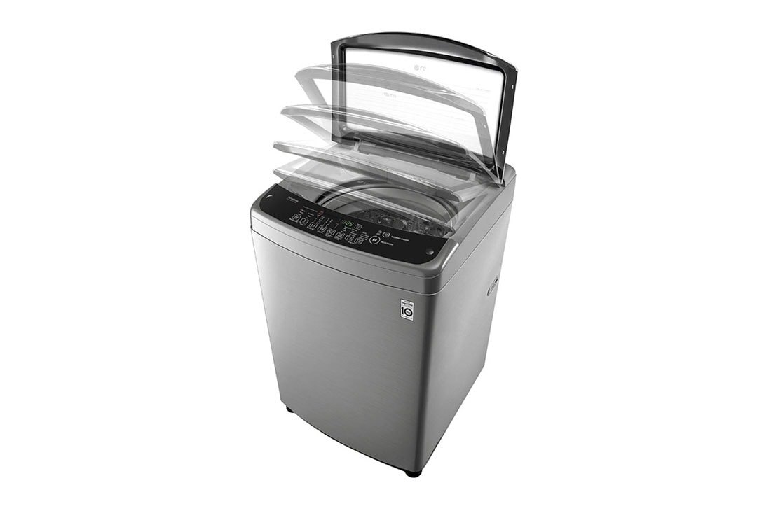 LG 19kg Lavadora Carga Superior, Smart Inverter, Smart Motion, TurboDrum™, Color Acero, WT19VSB, thumbnail 5