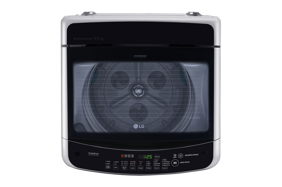 LG 9kg Lavadora Carga Superior, Smart Inverter, Smart Motion, TurboDrum™, Color Gris, WT9DSBP, thumbnail 2