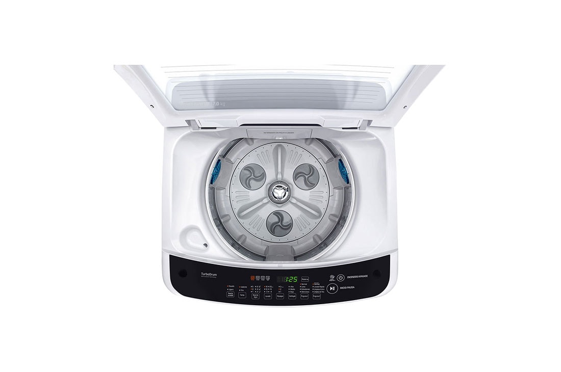 LG 17kg Lavadora Carga Superior, Smart Inverter, Smart Motion, TurboDrum™, Color Blanco, WT17WSBP, thumbnail 4