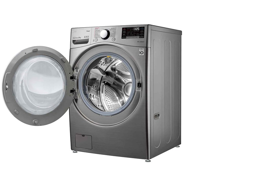 LG Lavadora Carga Frontal 22kg con Direct Drive Inverter & ThinQ, Color Acero, WM22VV2S6B, thumbnail 12