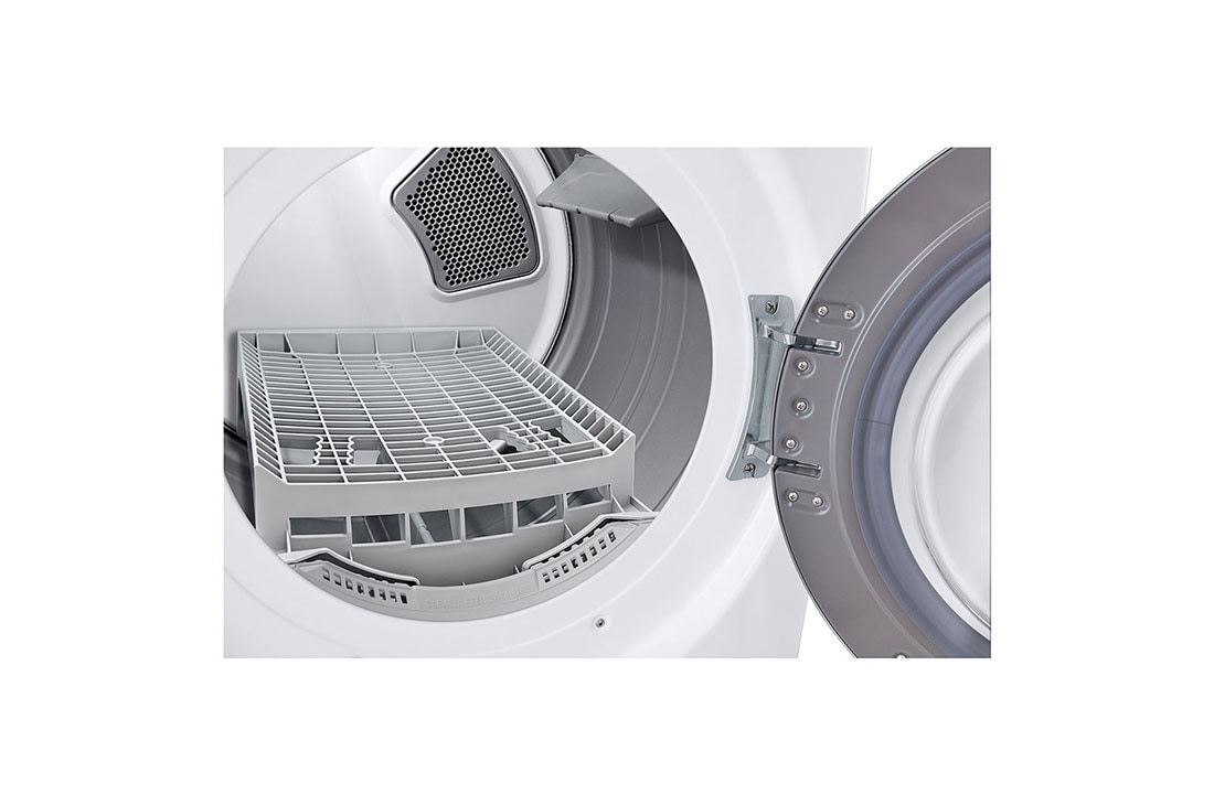 LG 7.4 cu.ft Secadora Electrica de Carga Frontal  & SmartThinQ (Wi-Fi), Color Blanco, DLE3500W, thumbnail 6