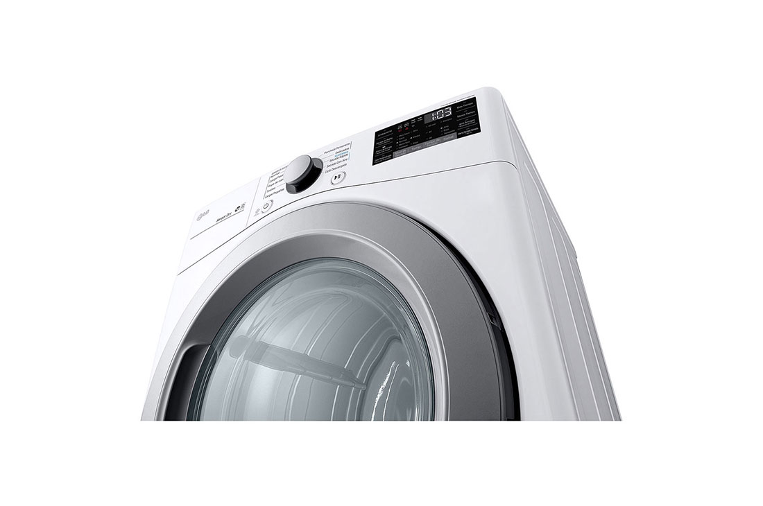 LG 7.4 cu.ft Secadora Electrica de Carga Frontal  & SmartThinQ (Wi-Fi), Color Blanco, DLE3500W, thumbnail 11
