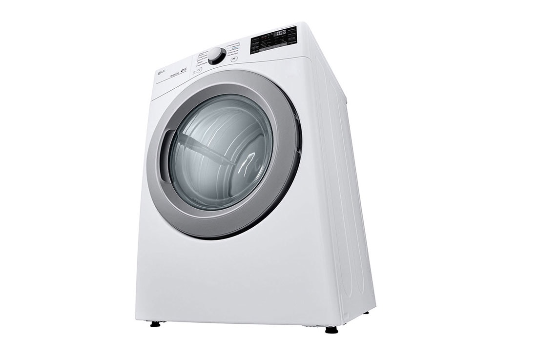 LG 7.4 cu.ft Secadora Electrica de Carga Frontal  & SmartThinQ (Wi-Fi), Color Blanco, DLE3500W, thumbnail 12