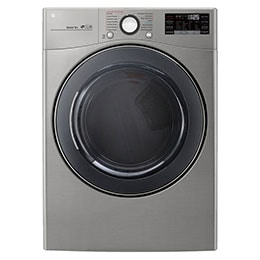 Secadora Eléctrica de Carga Frontal 22Kg Sensor Dry Turbo Steam Steam Sanitary Plateado2