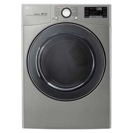 22kg Secadora a Gas de Carga Frontal con Vapor & SmartThinQ(Wi-Fi), Color Acero2