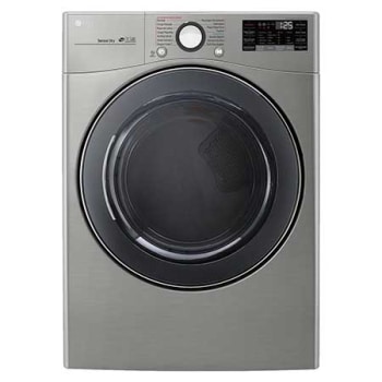 22kg Secadora a Gas de Carga Frontal con Vapor & SmartThinQ(Wi-Fi), Color Acero1