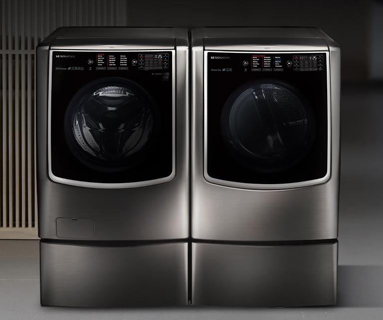 Pedestal LG SIGNATURE WDP5K Acero inoxidable Negro