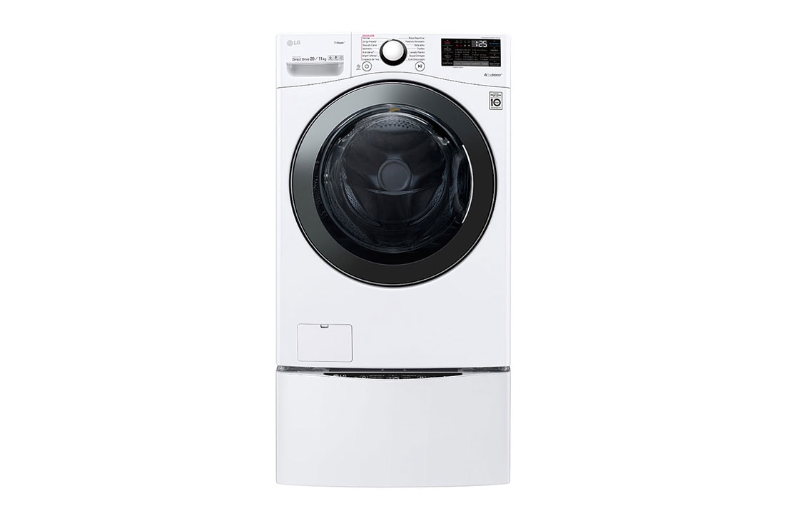 LG 20/11kg Lavasecadora Carga Frontal, Direct Drive Inverter Smart ThinQ Color Blanco | LG Centroamérica y el Caribe