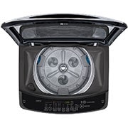 LG Lavadora Carga Superior 19kg  Smart Inverter, Smart Motion, TurboDrum™, Color Gris Oscuro, Vista Superior Abierto, WT19MBB, thumbnail 4