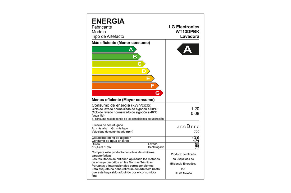 LG Lavadora Carga Superior 13kg Smart Inverter, Smart Motion, TurboDrum™, Color Gris, WT13DPBP, thumbnail 5