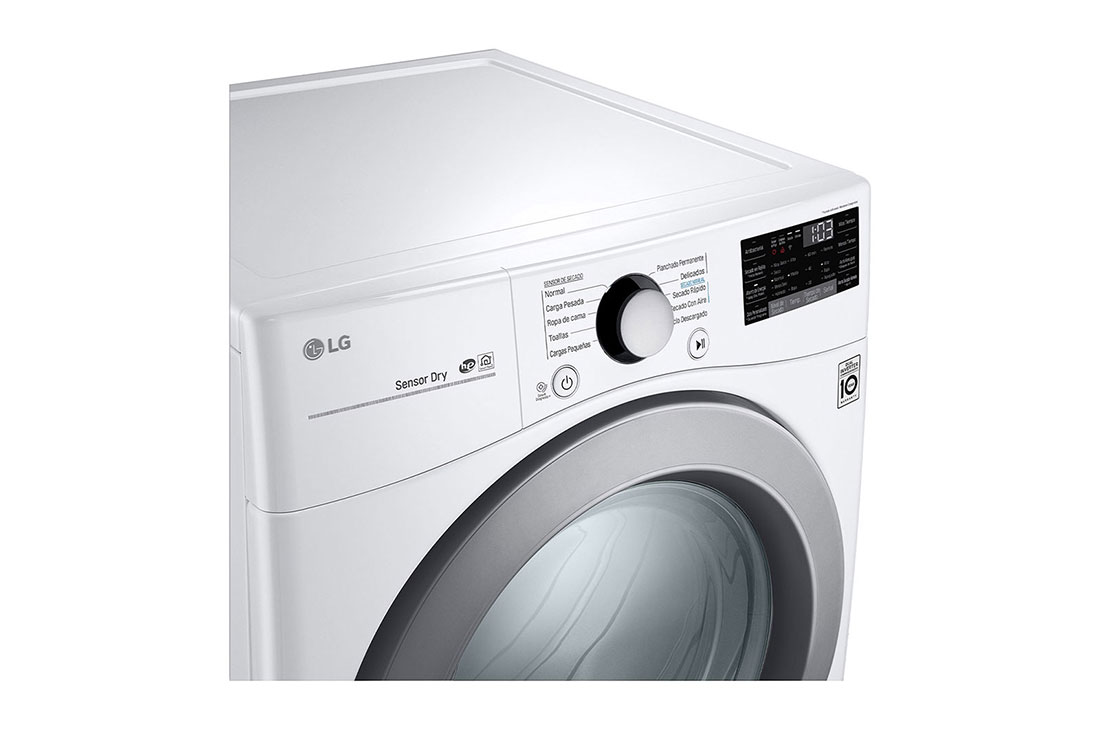 LG 22kg Secadora a Gas Carga Frontal & Color Blanco LG Centroamérica y Caribe