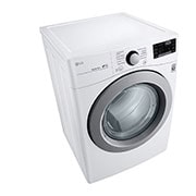 LG Secadora a Gas Carga Frontal 22kg  ThinQ, Color Blanco, Perspectiva superior izquierda, DF22WV2G, thumbnail 7