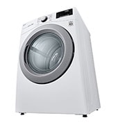LG Secadora a Gas Carga Frontal 22kg  ThinQ, Color Blanco, Derecha Baja Perspectiva, DF22WV2G, thumbnail 9