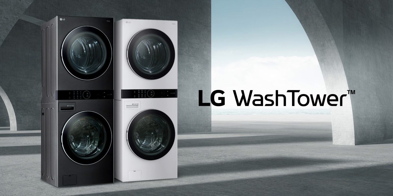  LG Lavadora/secadora todo en uno habilitada para Wi-Fi  inteligente de 4.5 pies cúbicos con tecnología TurboWash® :  Electrodomésticos