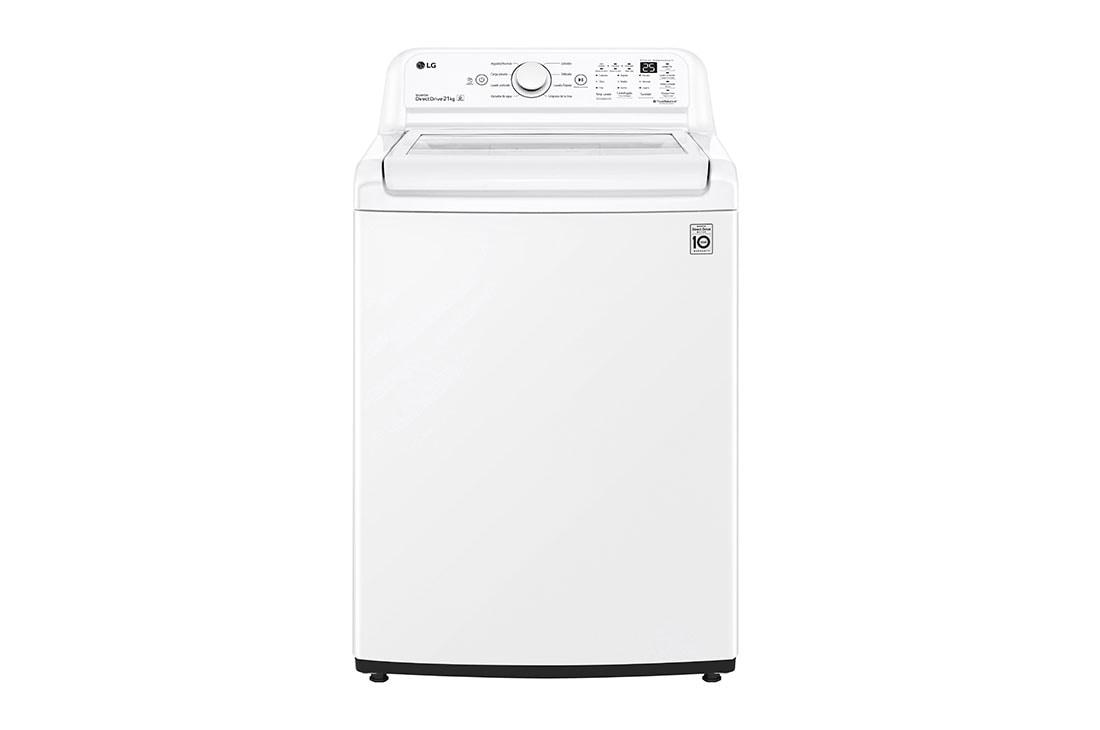 LG 21kg Lavadora Carga Superior con Direct Inverter, Agitador, TurboDrum, Diagnosis, Color Blanco LG Centroamérica y el