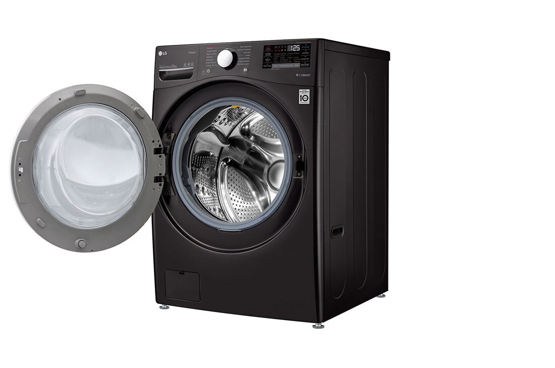 LG Lavadora Carga Frontal 22kg Direct Drive Inverter & ThinQ, Steam™ Color Acero Negro, WM22BV2S6B, WM22BV2S6B, thumbnail 12