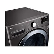 LG Lavadora Carga Frontal 22kg Direct Drive Inverter & ThinQ, Steam™ Color Acero Negro, WM22BV2S6B, WM22BV2S6B, thumbnail 5