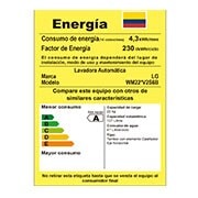 LG Lavadora Carga Frontal 22kg Direct Drive Inverter & ThinQ, Steam™ Color Acero Negro, WM22BV2S6B, WM22BV2S6B, thumbnail 15