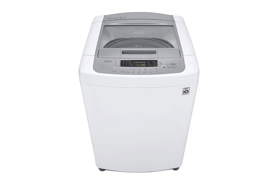 Lavadora LG Carga Superior Smart Inverter con LG TurboDrum 15 Kg - Blanco