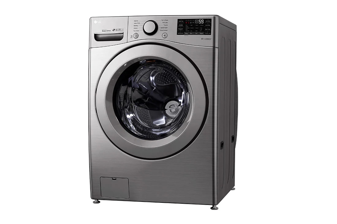 etiqueta elegante Cabina LG 20kg Lavadora Carga Frontal con Direct Drive Inverter & Smart Diagnosis,  Color Silver | LG Centroamérica y el Caribe