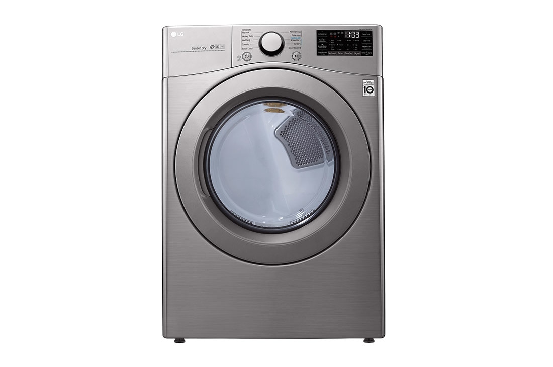 Secadora a Gas Carga Frontal 20kg LG DF20VV2W Color Silver