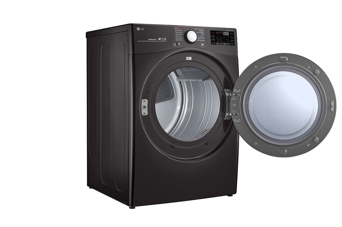 LG Secadora Eléctrica Carga Frontal 22kg TurboSteam™ SmartThinQ Color Acero Negro, DF22BV2BRE, DF22BV2BRE, thumbnail 12