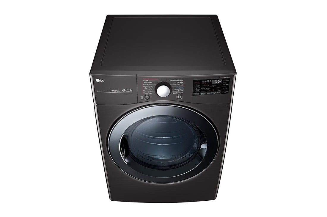LG Secadora Eléctrica Carga Frontal 22kg TurboSteam™ SmartThinQ Color Acero Negro, DF22BV2BRE, DF22BV2BRE, thumbnail 9