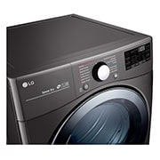 LG Secadora Eléctrica Carga Frontal 22kg TurboSteam™ SmartThinQ Color Acero Negro, DF22BV2BRE, DF22BV2BRE, thumbnail 5