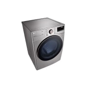 LG Secadora a Gas Carga Frontal 22kg con TurboSteam™ & SmartThinQ(Wi-Fi), Color Stainless Steel, Puerta de Vidrio templado, DF22VV2SBR, thumbnail 9