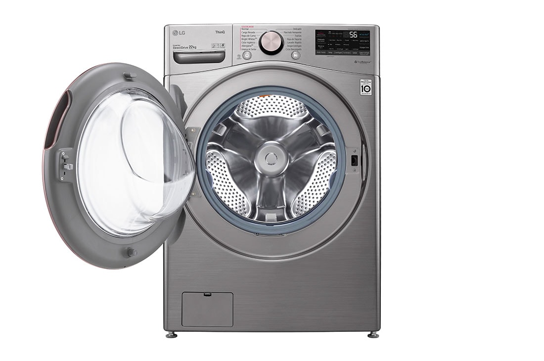 LG Lavadora Carga Frontal 22kg LG WM22VV2S6BR Direct Drive 6 Motion DD plateado, WM22VV2S6BR, WM22VV2S6BR, thumbnail 2