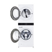 LG Torre de lavado eléctrica (Lavadora y Secadora) Carga Frontal Inverter AI DD (Con Inteligencia Artificial) y Conectividad LG ThinQ 22Kg / 22Kg - Blanco, WK22WS6P, WK22WS6PE, thumbnail 2